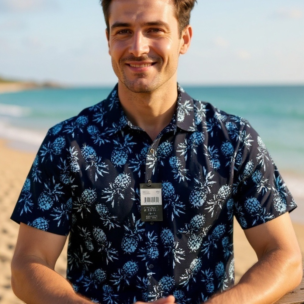 New Level Ten Hawaiian Shirt M    - Picture 2 of 10